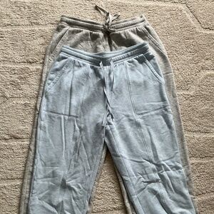 Blue and Grey Haven Well Within Jogger Bundle - Two pairs of soft joggers